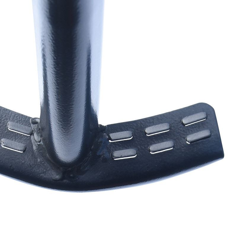 Sharp shovel for gardening foot step