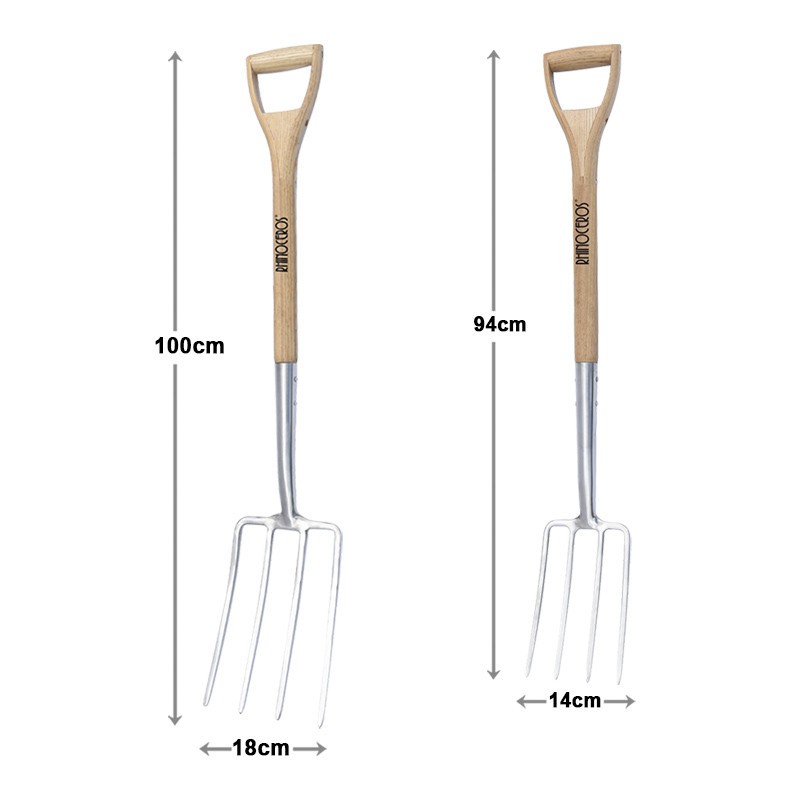 long handle garden digging fork