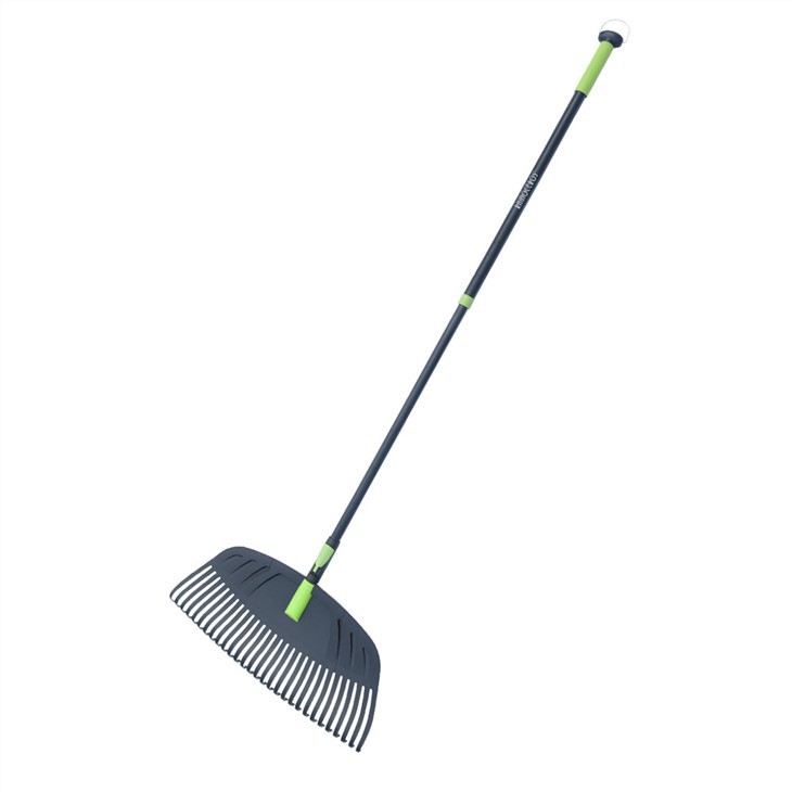 大きなプラスチックの葉のレーキ