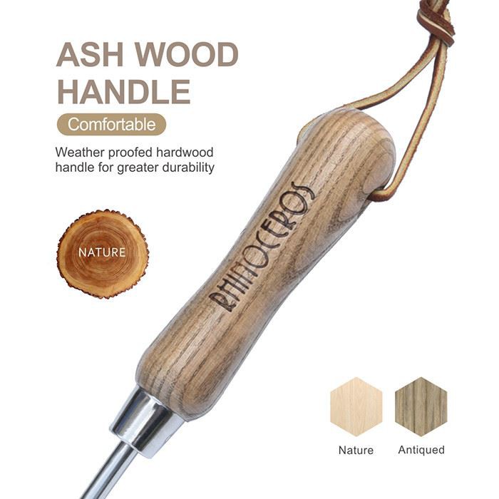 Ash wood small weeding tool
