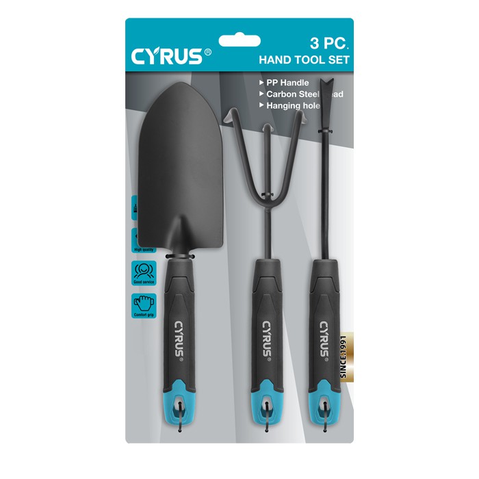 炭素鋼の庭のハンドツールセット